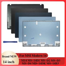 For MSI Modern 14 M14 MS-14D1 14D2 14DK 14B3 LCD Back Cover/Palmrest/Bottom Case