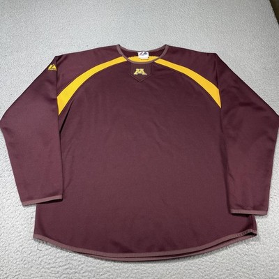 Minnesota Golden Gophers Shirt Mens 2XL Red NCAA Baseball Majestic Pullover