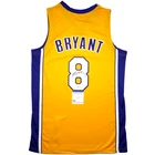 Kobe Bryant SIGNED Los Angeles Lakers NBA Finals M&N Style Jersey w/ PSA DNA COA