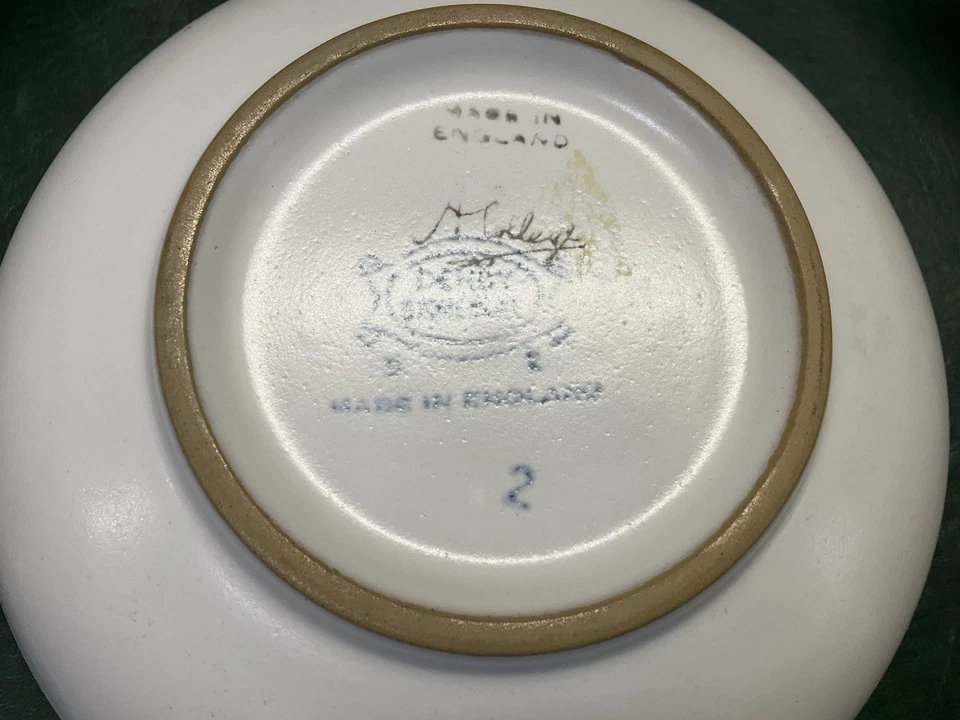 Set of 6 Denby Stoneware Harvest PINK WHEAT Bowls 6-3/4" ~ England - Image 4 of 4