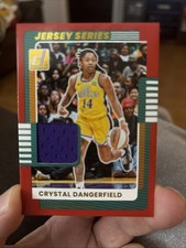 2025 Panini Donruss WNBA #38 Crystal Dangerfield Jersey Series Patch Sparks