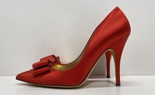 Décolleté donna Kate Spade Latrice rosso raso fiocco taglia 8