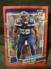 2023 Donruss Optic Derick Hall #291 Red Stars SSP