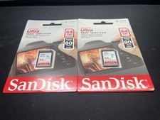 2 - SanDisk Ultra 64GB 80MB/s SDXC SDHC Class 10 533x SD Camera Flash Memory