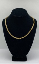 Gold Filled 20" Rope Chain 4.7mm Necklace 34.5g