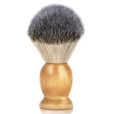 Bassion Hand Crafted Shaving Brush for Men, Professional Hair Salon Tool with