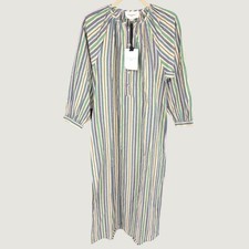 Tuckernuck Pomander Place Heidi Kaftan Maxi Dress S Zephyr Stripe Gauze Coastal