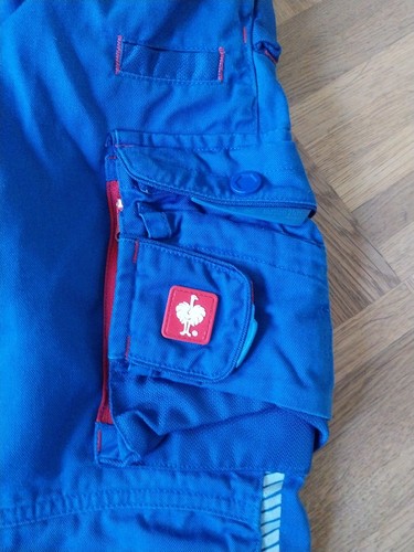 Engelbert Strauss Kinder Arbeit Hose Blau/rot Gr. 146/152 - Bild 2 von 14