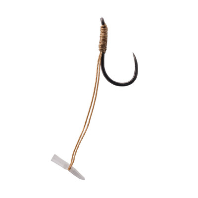 Korum Haken Quickstop Hook Hair Barbed Gr.8 + Quickstop Nadel - Feederhaken