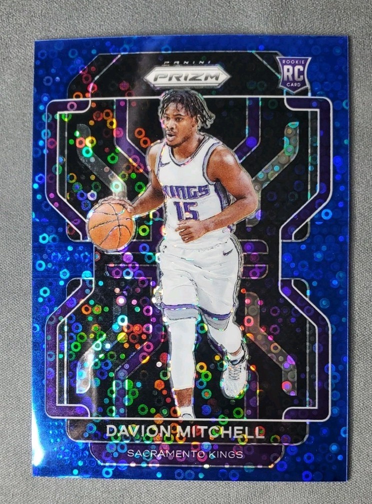 2021-22 Panini Prizm - Davion Mitchell #312 Blue Fast Break Prizm /150 (RC)