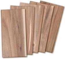 Acacia Wood Sheets 4X8 Inch, 1/8" Thick Lumber Board Solid Panel Veneer Plank fo