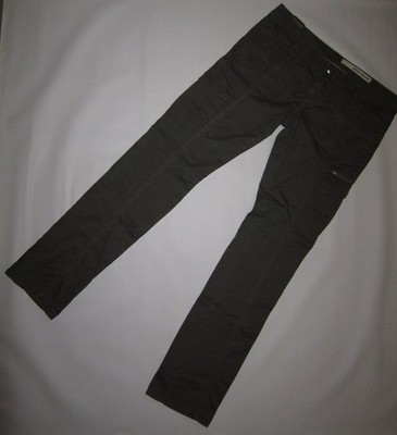 Women DKNY Trousers Khaki Cotton 38 / M / 46