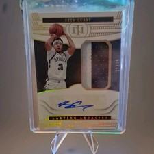 Panini 2022-23 Lasting Legacies Seth Curry LL-SCY Prime /25 Nets Autograph