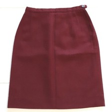 Bobbie Brooks VINTAGE Union 70's Deadstock Red Wool Blend Mini Pencil Skirt 5