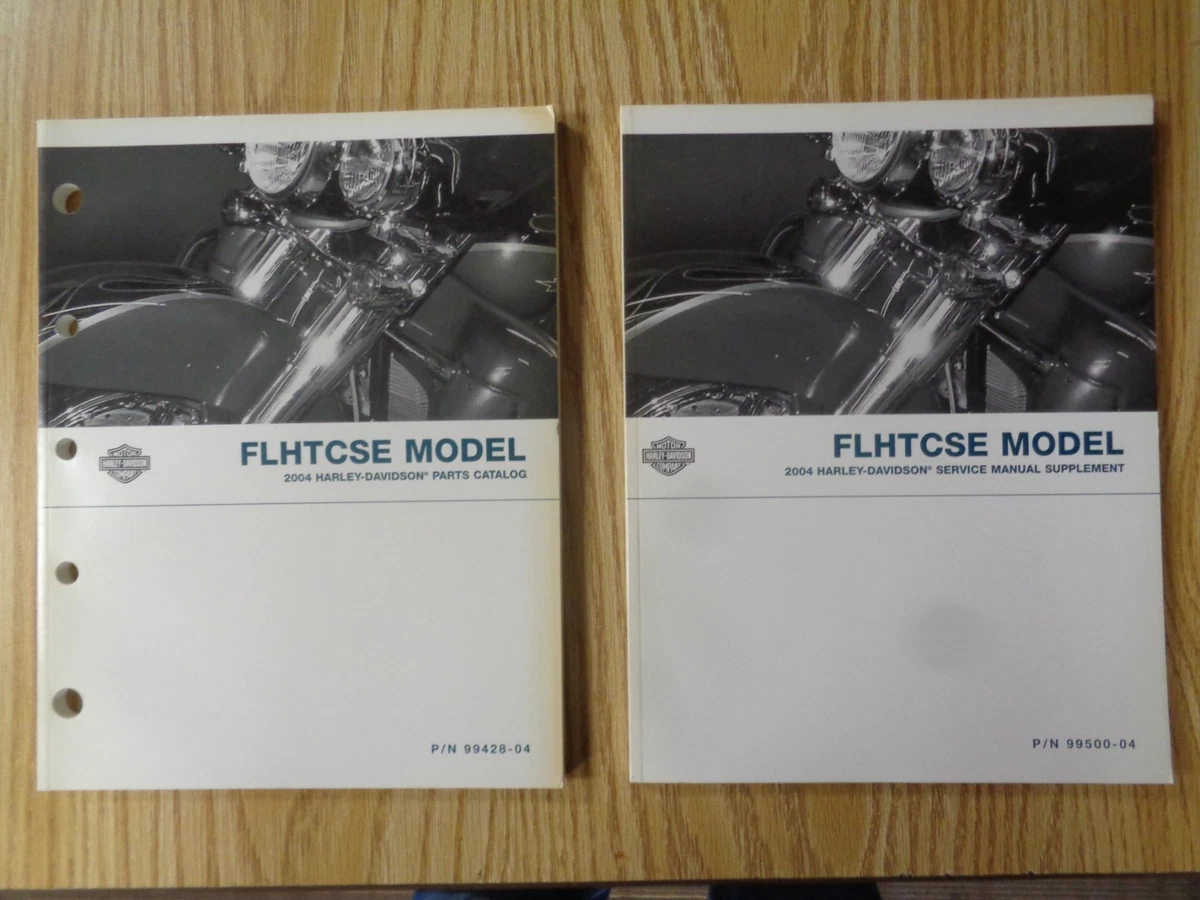 Harley-Davidson Motorcycle Manuals and Literature 2004 2004 Year