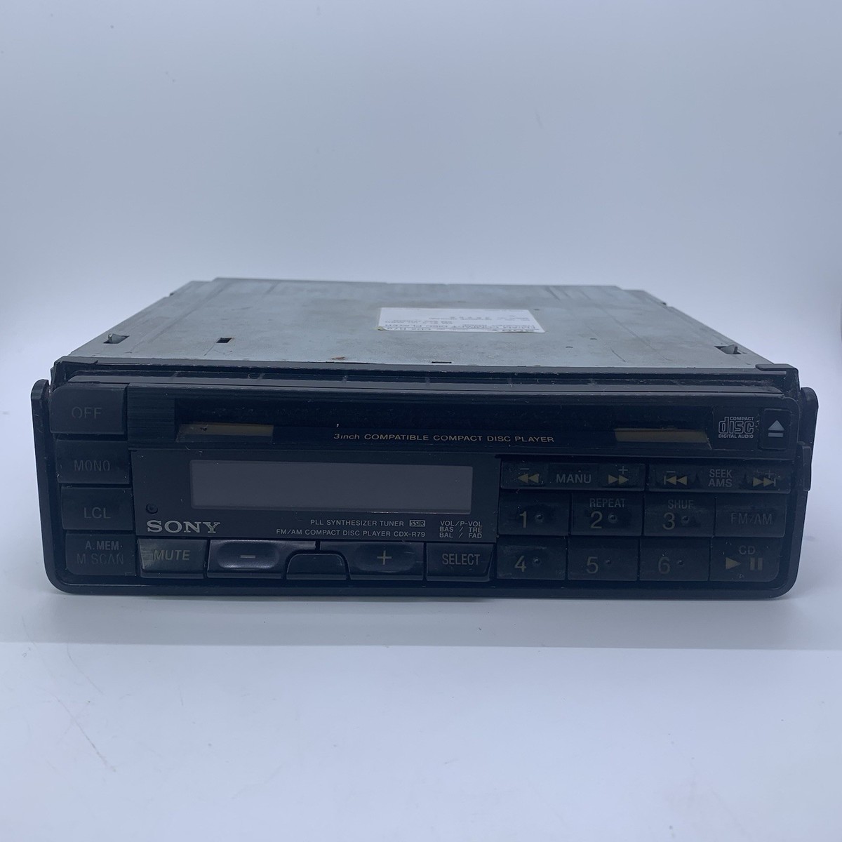 VTG Rare 80s Sony Car Audio CD Player CDX-R79 PLL Sythesizer