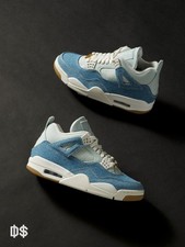 Air Jordan Retro 4 - Tex Denim - Worn Blue