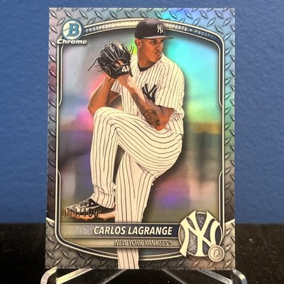 2025 Bowman Draft Chrome #BDC-132 Carlos Lagrange Steel Metal Refractor /100