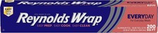 Wrap Everyday Strength Aluminum Foil Roll, Freezer and Grill Safe, Great for ...
