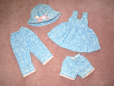 Lovely Boneka Tagged 4pc Outfit for 10 1/2'' to 11'' Doll