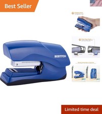 Elegant Navy Blue Heavy Duty Stapler - 40 Sheets, Perfect for Office Crafting