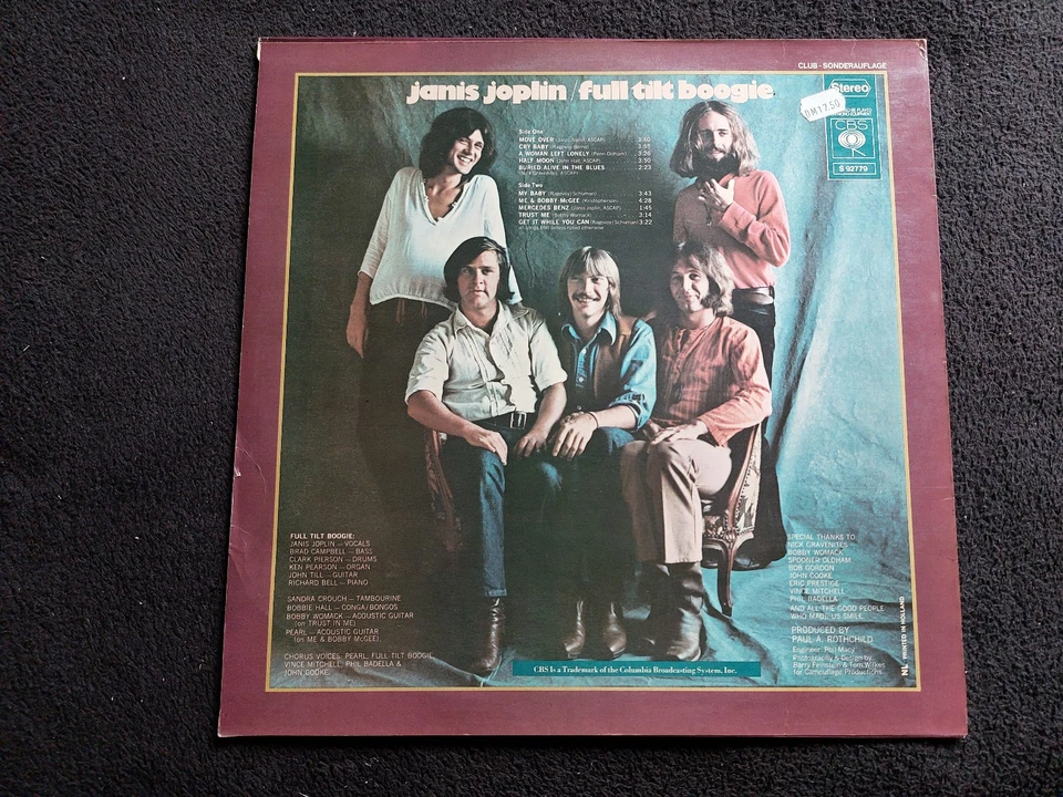 JANIS JOPLIN „PEARL“ NL PRESS - Immagine 2 di 3