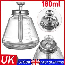 180 ML Water Dispenser Shoe Shine Push Glass Bottle Container down Pump