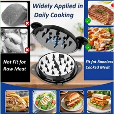 Large Chicken Shredder Tool Twist Meat Shredding Machine Handles Non-Slip No BPA