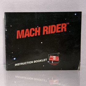 Mach Rider⭐️Gloss Sticker Seal Test Market⭐️Nintendo NES Complete CIB Black Box
