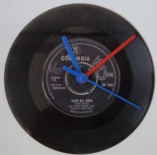 Crystal palace FC dave Clark 5 /glad all over/7" vinyl record wall clock