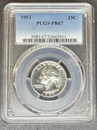 1953 Proof Washington Quarter PCGS PR-67, Buy 3 Items, Get $5 Off!