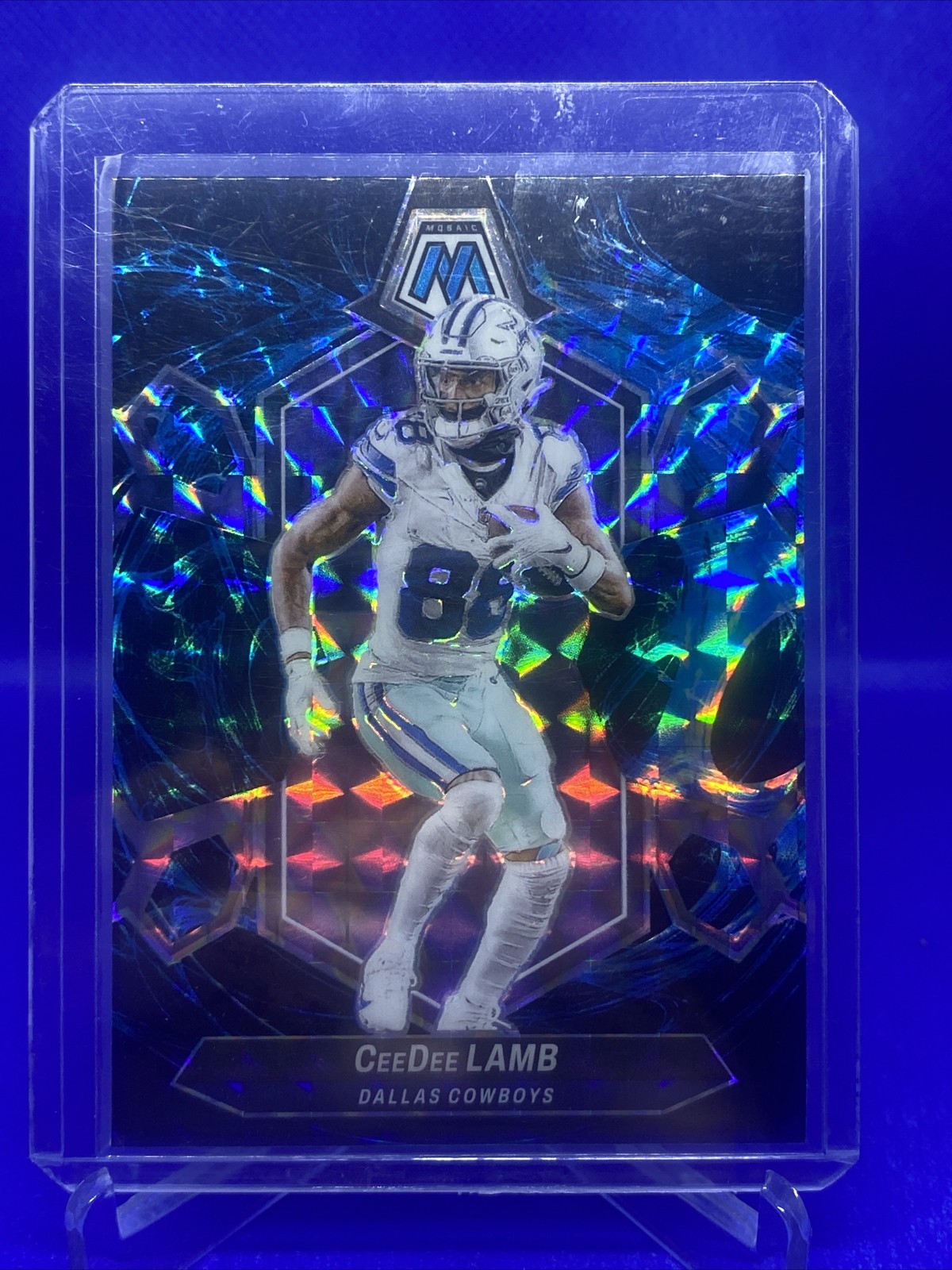 2024 Mosaic Football #59 CeeDee Lamb Genesis Mosaic Prizm SSP Case Hit