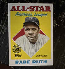 Topps 2023 Series 2 1988 All-Star Baseball Babe Ruth Yankees #88AS-31