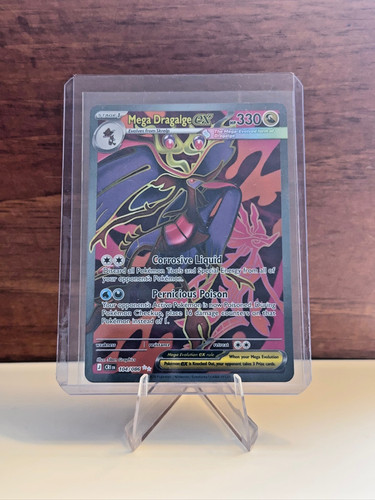 Pokémon TCG Mega Dragalge EX 104/086 Ultra Rare Full Art Holo NM - Chaos Rising