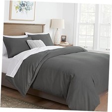 Twin/TwinXL Duvet Cover, 800 Thread Count Sateen Twin/Twin XL - 3Pc Dark Grey