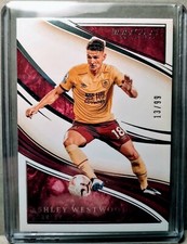 Ashley Westwood Silver /99 - 2020 Panini Immaculate Soccer EPL Base Card Burnley