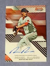 Roniel Raudes 2017 Bowman's Best Prospect Auto B17-RR Boston Red Sox
