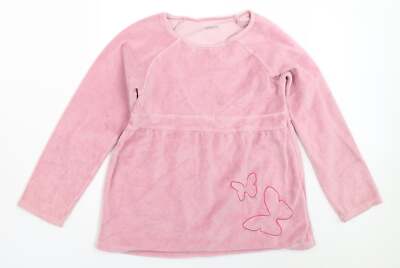 Vertbaudet Mädchen Pullover rosa Rundhals Polyestermischung Größe 8 Jahre