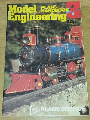 MODEL ENGINEERING PLANS HANDBOOK #3 1978-79 PLANS SERVICE BRITISH VINTAGE ANNUAL