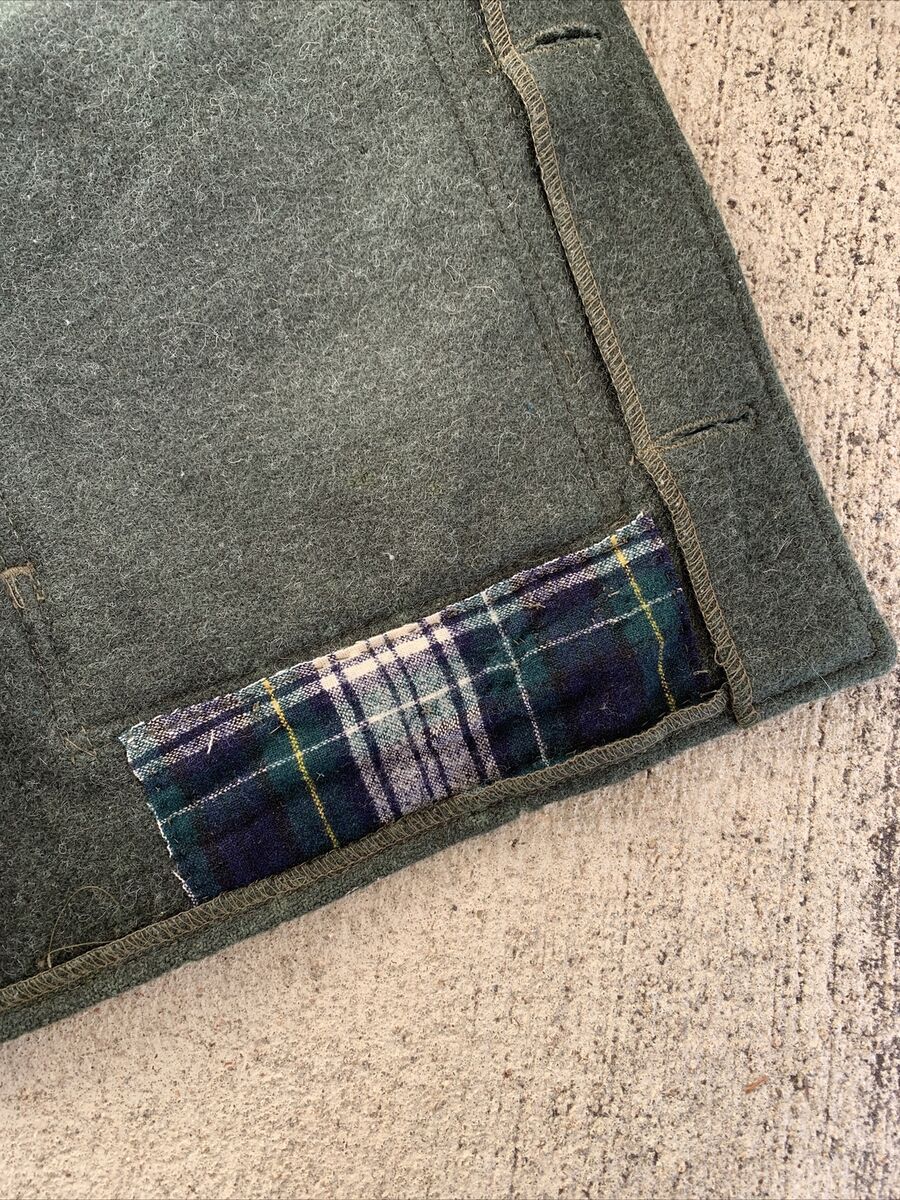 Filson Double Mackinaw Wool Cruiser 48 Green Cape Heavy Coat Filson Double Mackinaw Wool Cruiser 48 Green Cape Heavy Coat