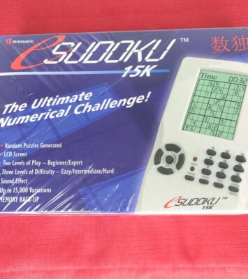 Sudoku 15K Ultimate Numerical Challenge eSudoku Beginner Expert Travel Game