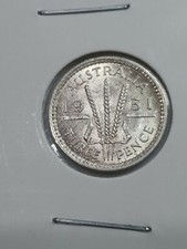 Australian 1951pl THREEPENCE  UNC 