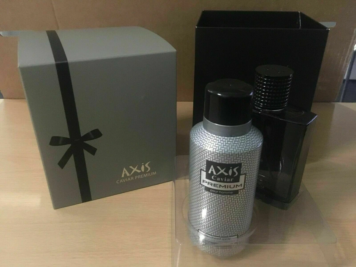 AXIS CAVIAR PREMIUM GIFT SET EDT 100ml DEODORANT SPRAY 150ml