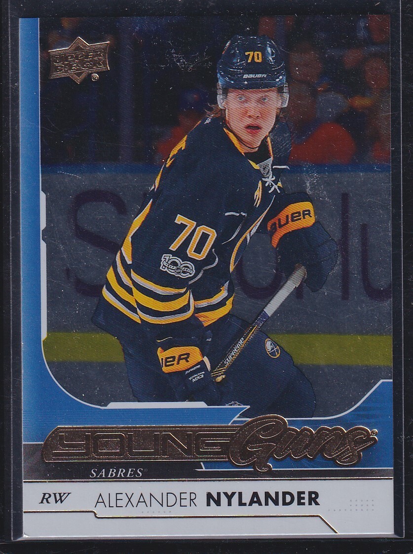 ALEXANDER NYLANDER - 2017 Upper Deck Young Guns SILVER FOIL #222
