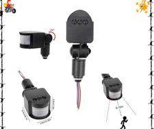 Outdoor PIR DC 12V Automatic Infrared PIR Motion Sensor Switch for LED Flood Lig