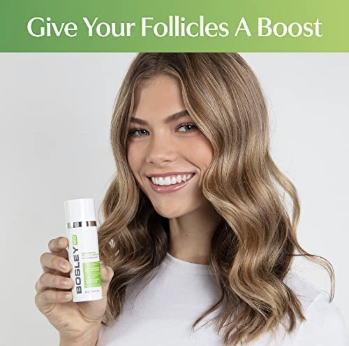 Bosley MD Healthy Hair & Scalp Follicle Energizer 1 Oz With Biotin and