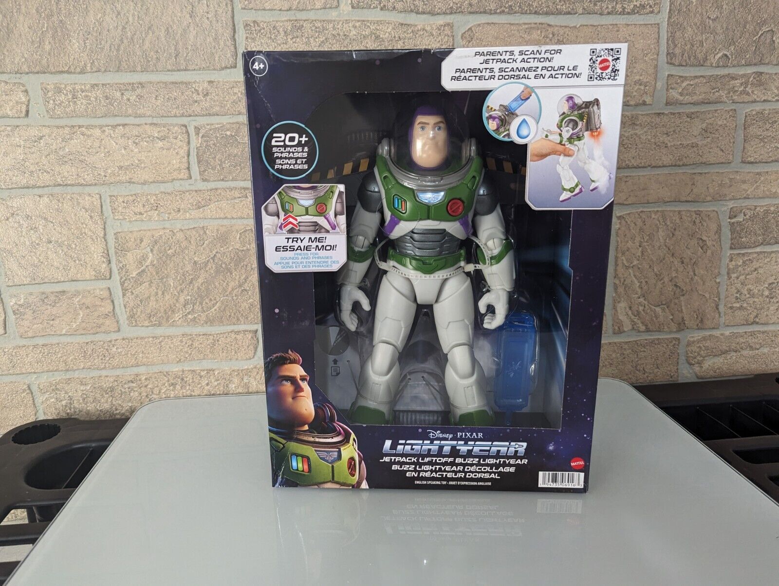 Disney Pixar Mattel Jetpack Liftoff Buzz Lightyear Figure  NEW *Minor Box Damage