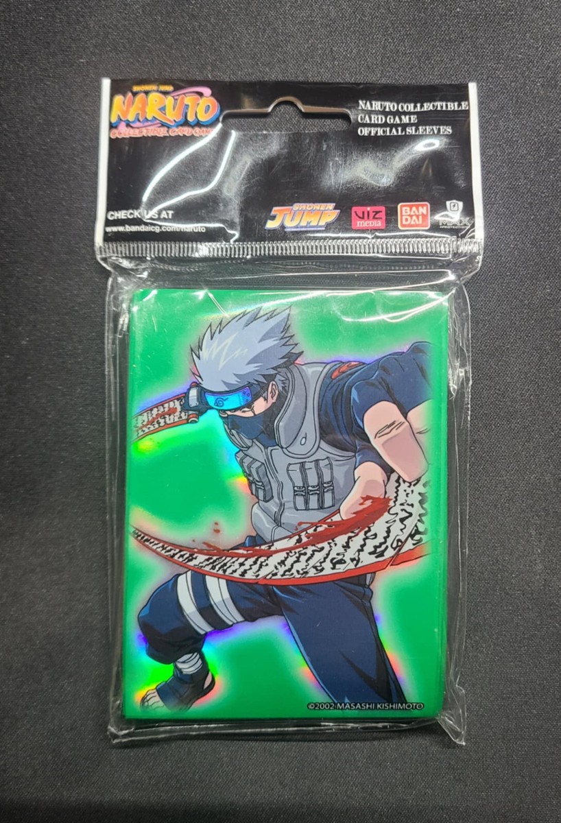 1x NARUTO CCG MAX PROTECTION CARD SLEEVES [KAKASHI SCROLL ART