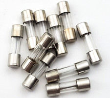 Lot of 10 Bussmann AGW6 32V 6 Amp Glass Automotive Fuses Fast Acting 1/4" x 7/8"