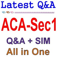 ACA Cloud Security Associate ACA-Sec1 Exam Q A